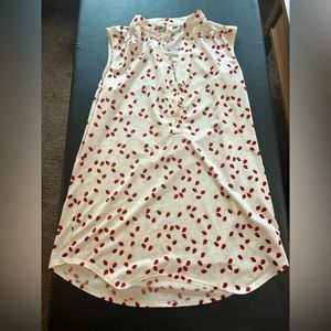 Pretty Sleeveless Ladybug 🐞 Blouse